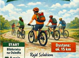 Rajd rowerowy bibliotekarzy, czytelników, pasjonatów książek i rowerów