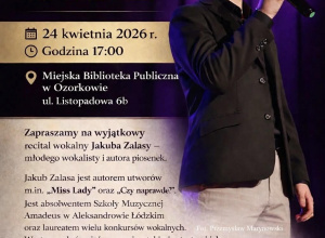 Recital wokalny "Tych lat nie odda nikt" - 24 kwietnia godz. 17.00