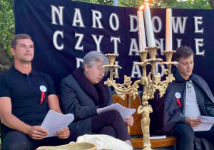Scena z inscenizacji „Dziadów” podczas Narodowego Czytania Fot. Wiadomości Ozorkowskie