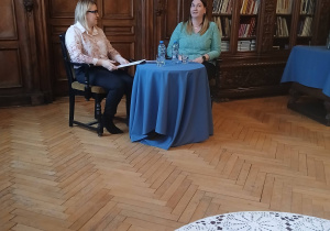 Paulina Rosińska i Aleksandra Kalinowska w rozmowie